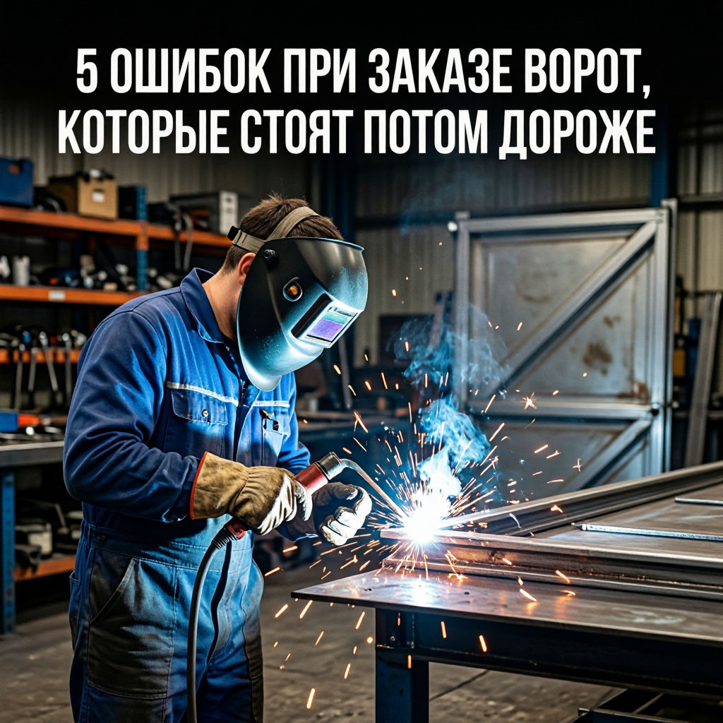 «5 ошибок при заказе ворот, которые стоят потом дороже» Как правльно выбрать ворота - советы сварщика Ferrom